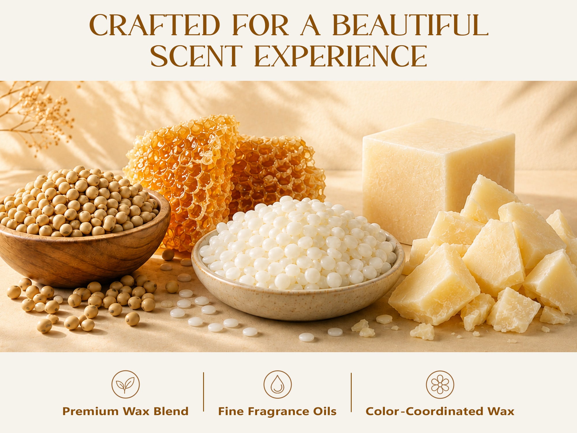 Hestiara Salted Caramel Scented Wax Melts – 24 Cubes