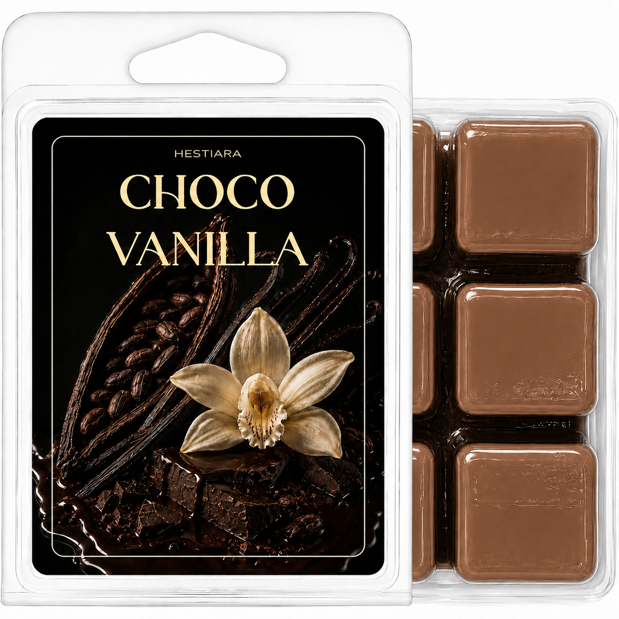 Hestiara Choco Vanilla Scented Wax Melts – 24 Cubes
